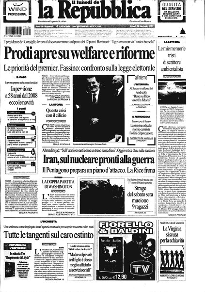 Il lunedì de La repubblica